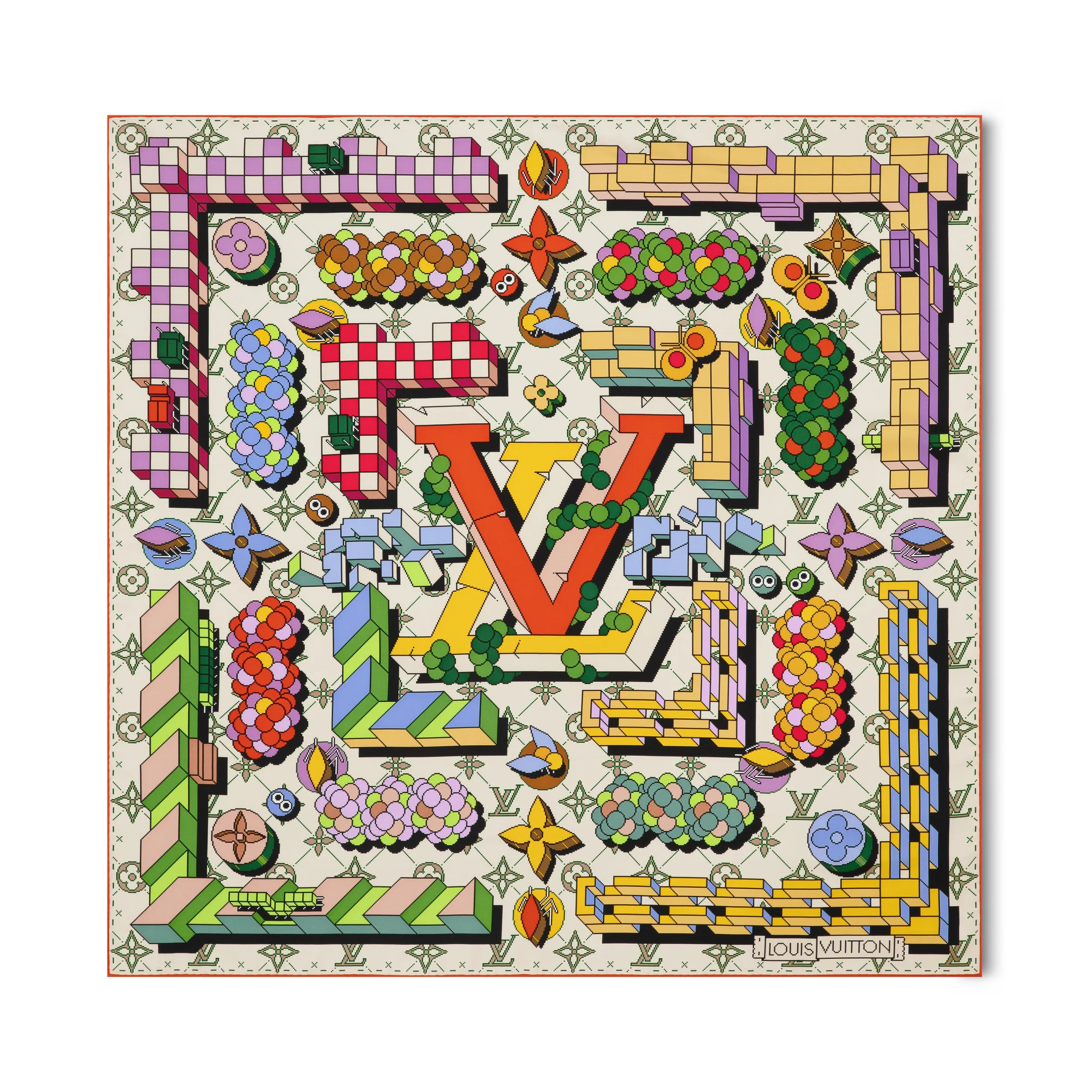 LOUIS VUITTON PRESENTS A NEW COLLECTION OF SILK SCARVES — Numéro